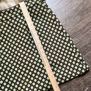 Boden A-line Wool Skirt, Brown and Green, 12R UK